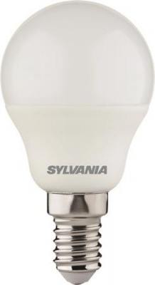 LED izzó, E14, kisgömb, 6,5W, 806lm, 4000K (HF), SYLVANIA "ToLEDo"