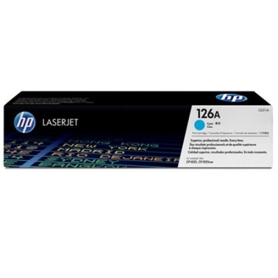 CE311A Lézertoner ColorLaserJet Pro CP1025 nyomtatóhoz, HP 126A, cián, 1k